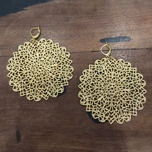 Gold Burst Earrings